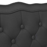 Bench Black 119.5 x 64.5 x 75 cm Faux Leather 42019299