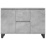 Sideboard Concrete Grey 101.5x35x70 cm Engineered Wood 827216