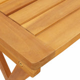Folding Garden Table 50x36x60 cm Solid Wood Acacia 364895