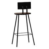 Bar Set 3 Piece Solid Reclaimed Wood 245394