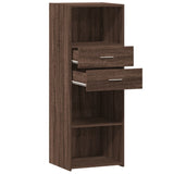 Highboard Brown Oak 45x42.5x124 cm Engineered Wood 846172