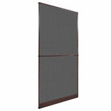 Hinged Insect Screen Manual Brown and Black 120 x 240 cm 42047050