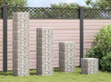 Gabion Raised Beds 4 pcs 30x30x50/100/150/200 cm Iron 151252