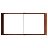 Raised Garden Bed Rusty 160 x 80 x 55 cm corton 8006402