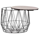 Coffee Table 2 pcs Black 287663