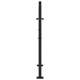 Garden Gate Black 100x100 cm Steel Flame Design 4100989