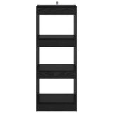 Book Cabinet Black oak 37 x 30 x 103 cm Engineered wood 880455