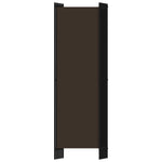 ZNTS 6-Panel Room Divider Brown 300x180 cm 320728