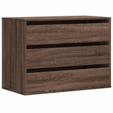 Corner Chest of Drawers Brown Oak 80x41x58 cm Engineered Wood 852858
