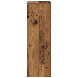 Plant Stand Old Wood 33x33x100 cm Engineered Wood 852958