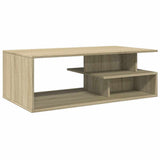 Coffee Table Sonoma Oak 102x55x35 cm Engineered Wood 848012