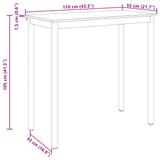 Standing Bar Table Engineered Wood 892687