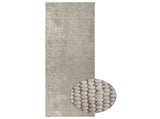 Rug Beige 100 x 300 cm 100% Polyester 3 mm Washable 42041646