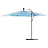 Garden Parasol with Steel Pole Blue 290x290x238 cm 4005083