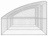 Dog Kennel 3 pcs Silver 6 x 2 x 2 m Galvanised steel 3368334