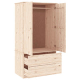 Wardrobe ALTA 90x55x170 cm Solid Wood Pine 353929