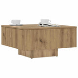 Coffee Table Artisan Oak 60x60x31.5 cm Engineered Wood 856551