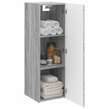 Wall-mounted Bathroom Cabinet Grey Sonoma 33 x 34.5 x 100 cm 890658