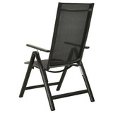 Dining Set Anthracite Aluminium Medium Adjustable Armrests 3070637