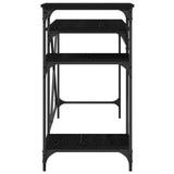 Desk Black Oak 135 x 50 x 90 cm Engineered Wood 881284