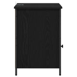 Bedside Cabinet 2 pcs Black Oak 40 x 42 x 60 cm Engineered Wood 881837