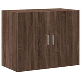 Highboard Brown Oak 80x42.5x249 cm Engineered Wood 3281363