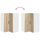 Wall Corner Cabinet PORTO Sonoma Oak 57 x 57 x 80 cm 885427