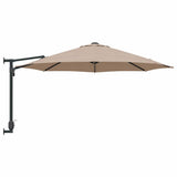 Garden Parasol Taupe 248 x 248 x 148 cm Polyester and Steel 42003230