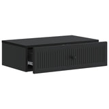Wall-Mounted Side Table Black 59 x 34.5 x 17 cm Engineered Wood 897976