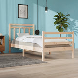 Bed Frame without Mattress 90x200 cm Solid Wood 3105300