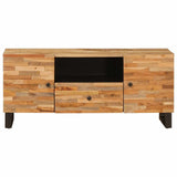 TV Cabinet with Shelf Brown 105 x 33 x 46 cm Solid Mango Wood 4018310