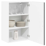 Wall Cabinet LUCCA Black 50 x 31 x 80 cm Engineered Wood 885036