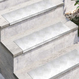 Stair Tread 15 pcs Silver 60 x 18 x 2.5 cm Aluminium 4104234