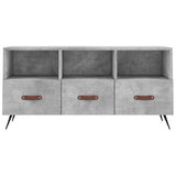 TV Cabinet Concrete Grey 102x36x50 cm Engineered Wood 829008