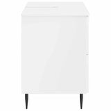 Bathroom Sink Cabinet ZWOLLE High Gloss White 82 x 41x 58.5 cm 896359