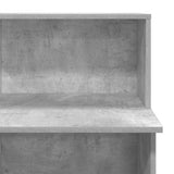 Reception Desk Concrete Grey 100x50x103.5 cm Engineered Wood 859027