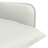 Armchair White Faux Leather 42047743