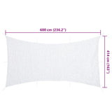 Camouflage Net with Storage Bag 600x414 cm White 4008290