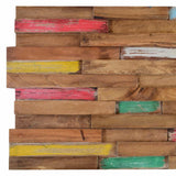Wall Cladding Panels 10 pcs 1,03 m Solid Teak Wood 326169