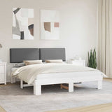 Bed Frame with Upholstered Headboard Light Grey 180 x 200 cm 3398073