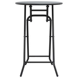 Garden Table Folding Anthracite 50 x 50 x 72 cm Metal 42010320