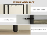 5-In-1 Industrial-Style Hallway Tree - Grey/Black T3398P377980