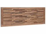 Bed Headboard Natural Solid Teak Wood 42024553