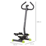 Twister Stepper, Step Machine with Adjustable Resistance, LCD Screen - Grey T3398P349166