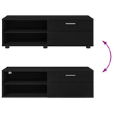 Wooden Cabinet Black 100.5 x 39 x 30 cm Engineered Wood 880242