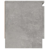 TV Cabinet with Door Concrete Grey 102x30x36 cm 823354