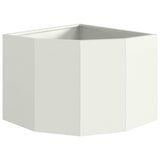 Corner Planter White 45 x 45 x 35 cm Steel 883648