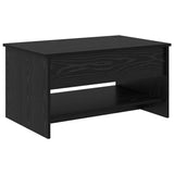 Coffee Table Black Oak 80 x 50.5 x 41.5 cm Engineered Wood 880715