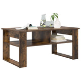 Coffee Table Smoked Oak 96 x 54 x 44 cm Engineered Wood 8000152