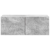 Wall-Mounted TV Cabinet 98 x 31 cm Concrete Grey 898898